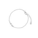 Bransoletka srebrna z cyrkoniami