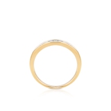 Pierścionek złoty z diamentami