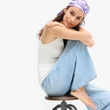 Bransoleta złota na nogę Santorini