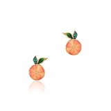 Kolczyki srebrne Kwiaty Nocy Cytrusy