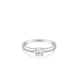 Pierścionek zaręczynowy złoty Szczęśliwy