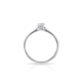 Pierścionek zaręczynowy złoty Królewski