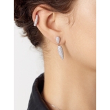 Kolczyki srebrne z cyrkoniami Emblems