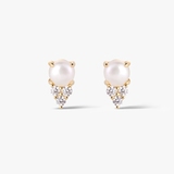 Kolczyki srebrne z perłami