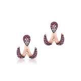 Kolczyki srebrne Preludium Paradise Birds