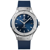 ZEGAREK HUBLOT CLASSIC FUSION TITANIUM BLUE