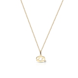 Wisiorek złoty Zodiak Rak