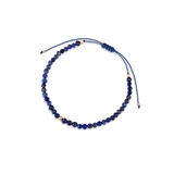 Bransoleta sznurkowa z lapisem lazuli