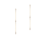 Kolczyki złote z cyrkoniami Ceremonials