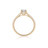 Pierścionek zaręczynowy złoty Niezwykły