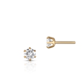 Kolczyki złote Słoneczne Diamenty