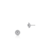 Kolczyki białe złoto z diamentami