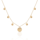 Naszyjnik złoty celebrytka