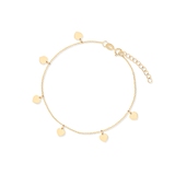 Bransoleta złota z serduszkami
