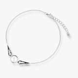 Bransoleta srebrna Royal Star