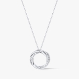 Wisiorek srebrny z cyrkoniami