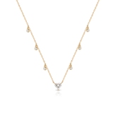 Naszyjnik srebrny pozłacany