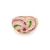 Pierścionek złoty Lunapark