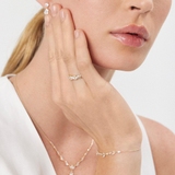 Pierścionek złoty z cyrkoniami Ceremonials