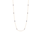 Naszyjnik złoty z kamieniem księżycowym