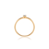 Pierścionek zaręczynowy złoty Szczęśliwy