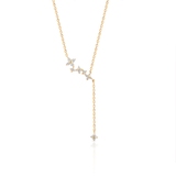 Naszyjnik złoty z cyrkoniami  Ceremonials