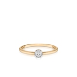 Pierścionek złoty z brylantem