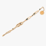 Bransoleta srebrna Motyle