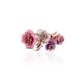 Pierścionek złoty Kwiaty Nocy