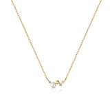 Naszyjnik srebrny pozłacany