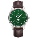 ZEGAREK ATLANTIC WORLDMASTER MOONPHASE GREEN AVENTURINE