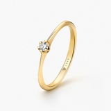 Pierścionek zaręczynowy złoty Jedyny