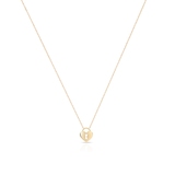 Naszyjnik złoty z sercem kłódką