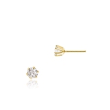 Kolczyki złote z cyrkoniami