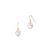 Kolczyki złote z perłą