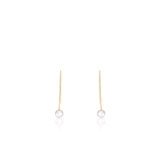 Kolczyki złote z perłami