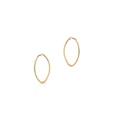 Kolczyki złote skręcone koła