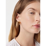 Kolczyki srebrne z bursztynem Miodowa