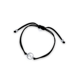 Bransoleta sznurkowa z motywem nieskończoności