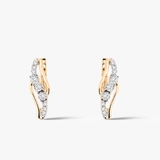 Kolczyki złote z diamentami