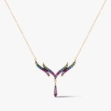 Naszyjnik złoty Preludium Paradise Birds