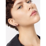 Kolczyki złote z brązowymi diamentami Karmelowa