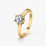 Pierścionek zaręczynowy złoty Jedyny