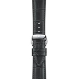 Skórzany szary pasek Tissot 21 mm