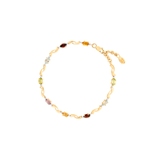 Bransoleta złota z kamieniami szlachetnymi