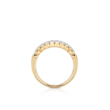 Pierścionek złoty z diamentami