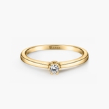 Pierścionek zaręczynowy złoty Jedyny