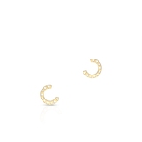 Kolczyki srebrne pozłacane ażurowe