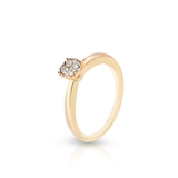 Pierścionek zaręczynowy złoty W.KRUK