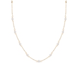 Naszyjnik złoty z perłami